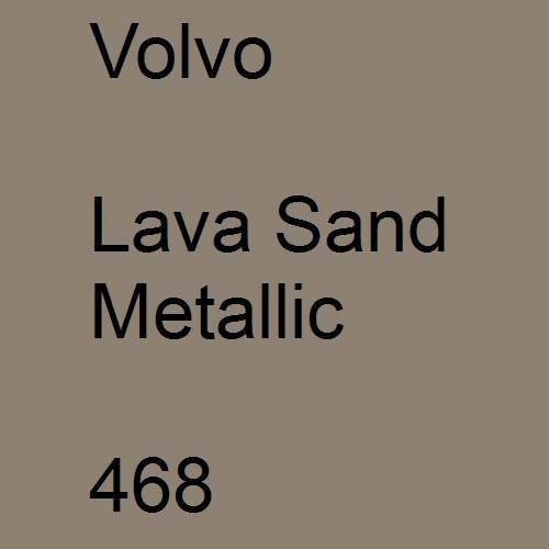 Volvo, Lava Sand Metallic, 468.